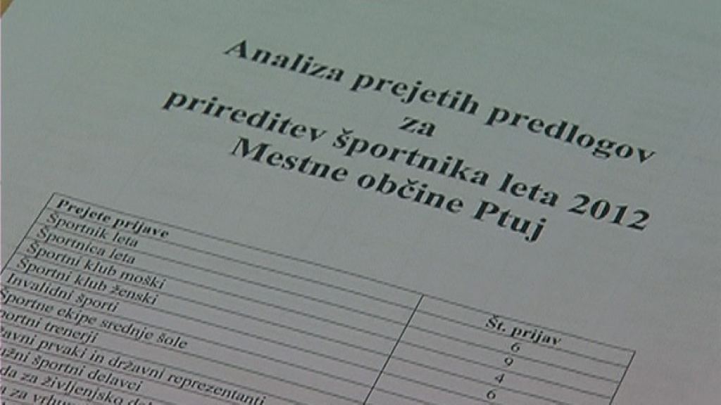 Sestala se je komisija za izbor Športnika leta 2012 v MO Ptuj!