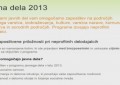 Novo javno povabilo za programe javnih del v letu 2013
