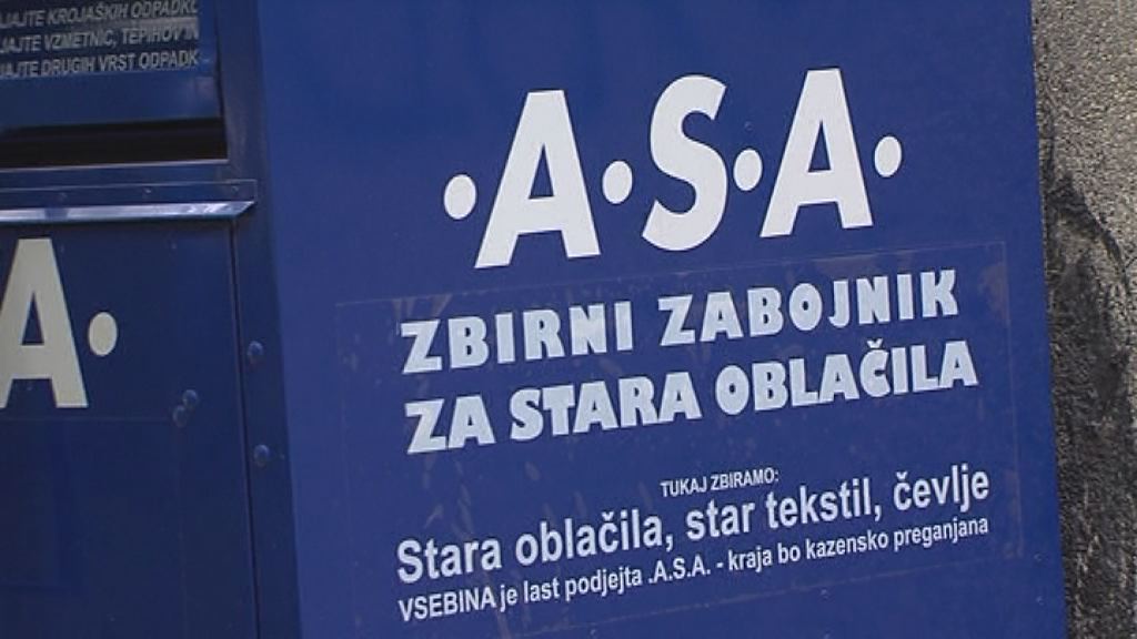 Zbirni zabojnik za stara oblacika