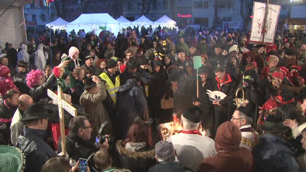 Zaključek 54. Kurentovanja s pokopom pusta