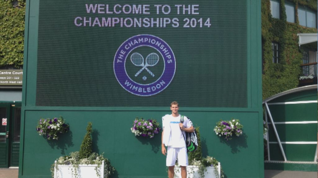 Blaž Rola je igral v Wimbledonu