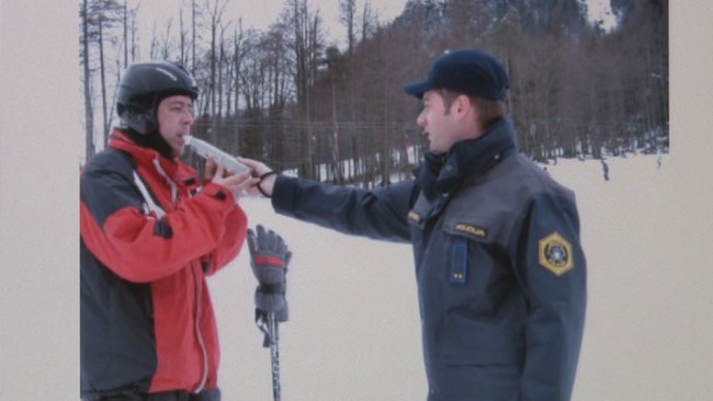 Policisti na smučiščih