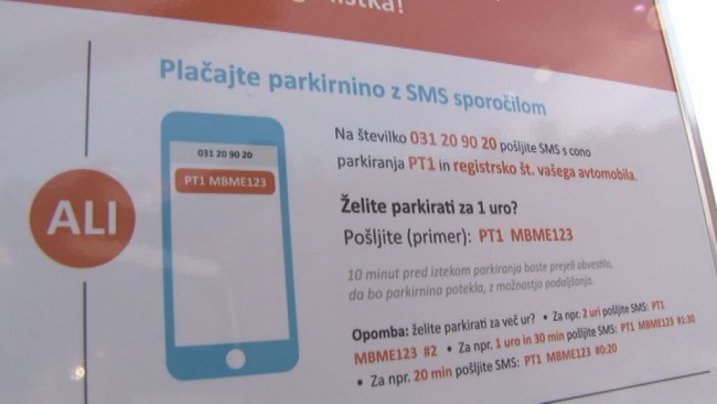 SMS – plačevanje parkirnine na Ptuju