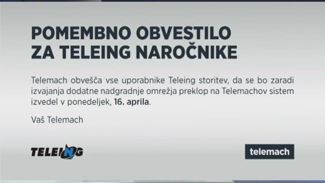 Nova Telemachova tv shema