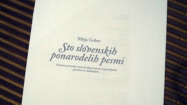 Sto slovenskih ponarodelih pesmi