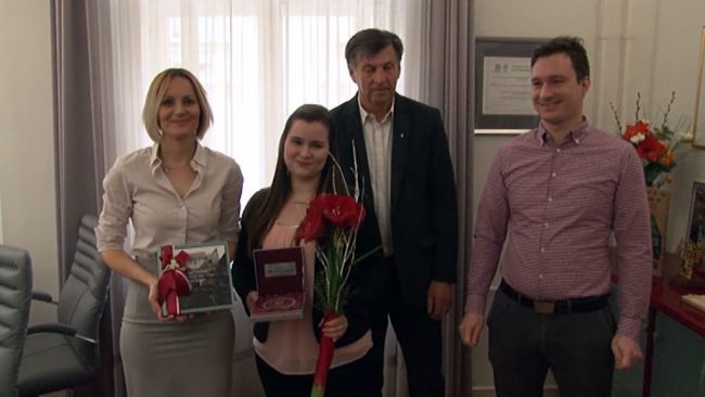 Naj študentka 2019 Nina Erjavec Croswell