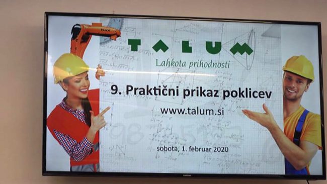 9. Praktični prikaz poklicev v Talumu