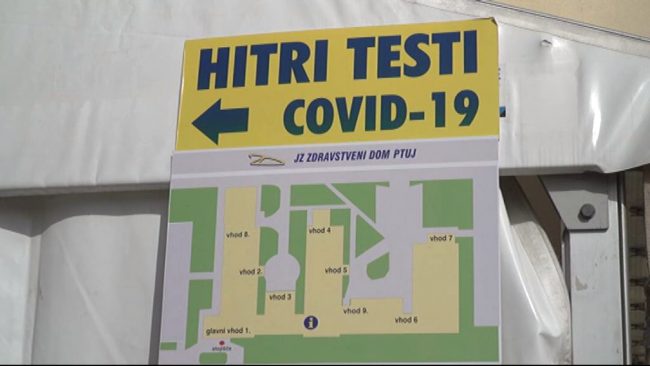 Veliko število testiranj na COVID-19 v Zdravstvenem domu Ptuj