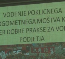„Vodenje poklicnega nogometnega moštva kot primer dobre prakse za vodenje podjetja“