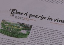 Že prihodnjo sredo v našem mestu poezija in vino