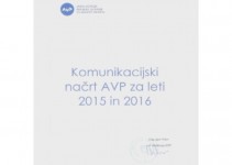 Komunikacijski načrt AVP za leti 2015 in 2016