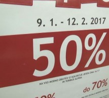Spremenjene sezonske razprodaje