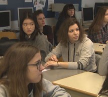 Gimnazijci gostili Nemce in Špance
