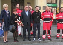 Sprejem ekip nujne medicinske pomoči