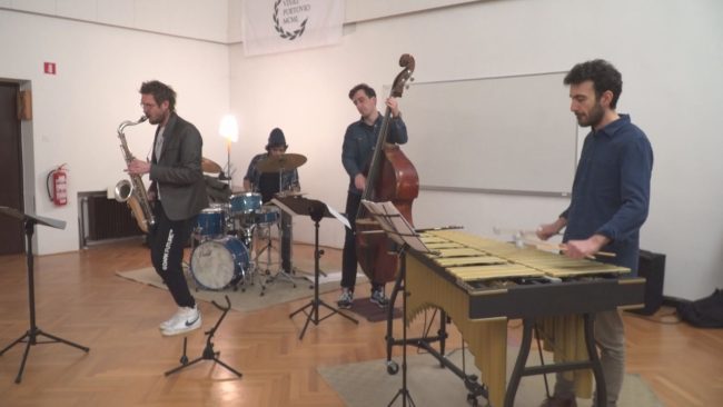 Blaž Švagan trio je z gosti nastopil na Ptuju