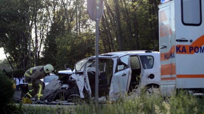 Veliko število prometnih nesreč