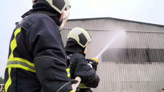 Gasilska vaja – Zbirni center CERO Gajke