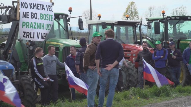 Protestni shod kmetov tudi na Ptuju