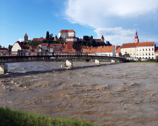 V Mestni občini Ptuj po obilnih padavinah in poplavljanju Drave