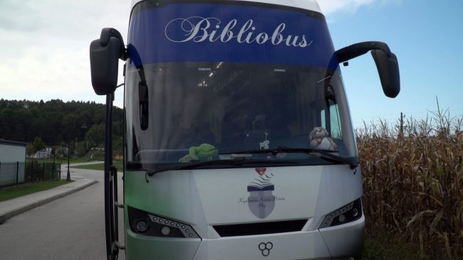 Bibliobus v Juršincih