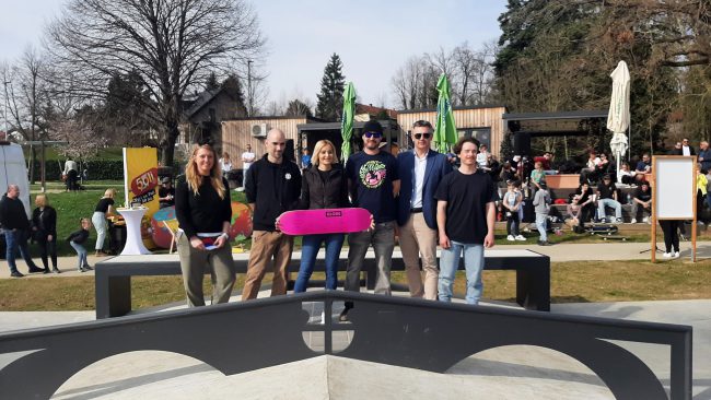 V Ljudskem vrtu odprli novi Skate park Ptuj