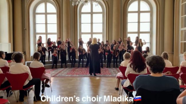Zlato priznanje za Otroški pevski zbor Osnovne šole Mladika