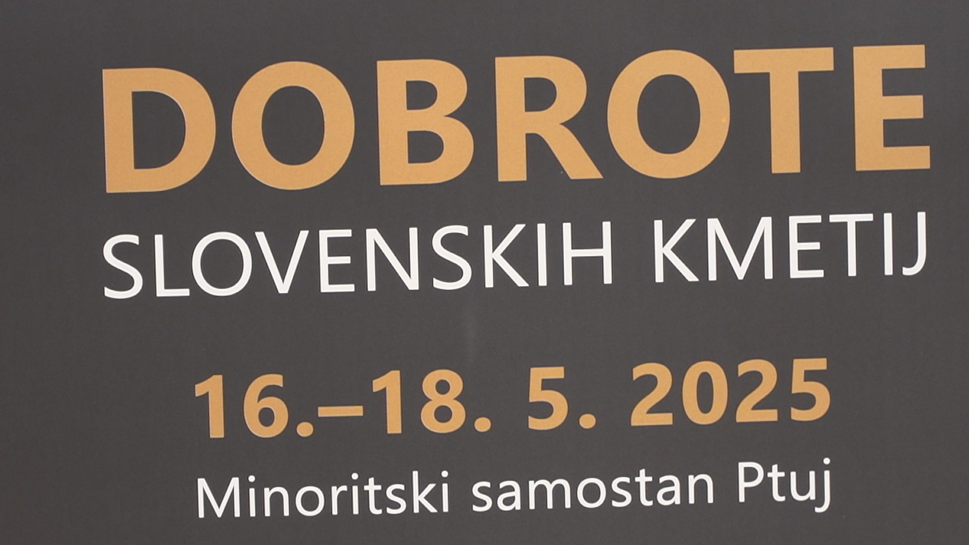 PORTAL: Novinarska konferenca pred Dobrotami slovenskih kmetij