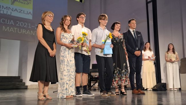 Podelitev maturitetnih spričeval dijakom Gimnazije Ptuj