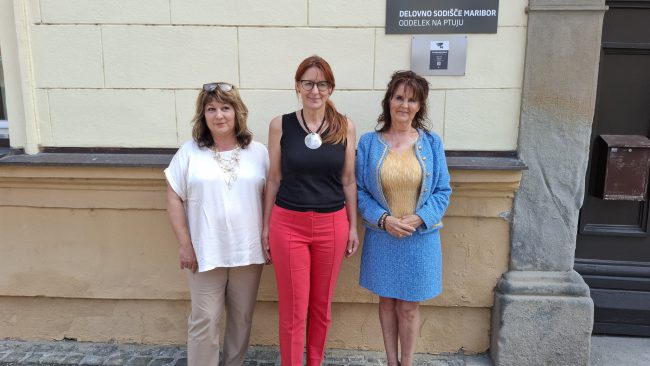 Ministrica za pravosodje Andreja Katič na delovnem obisku na Ptuju