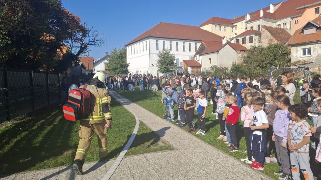 Vaja evakuacije na Osnovni šoli Olge Meglič