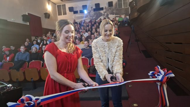 Otvoritev prenovljene kinodvorane v Mestne kinu Ptuj