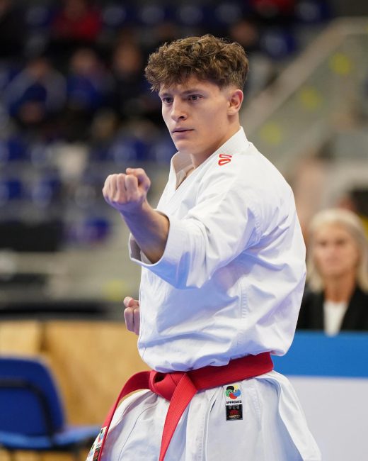 Jure Sluga je tekmoval v katah na svetovnem prvenstvu v karateju