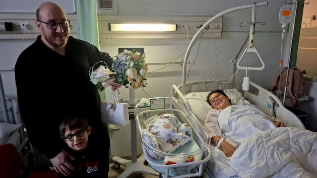 Prvi novorojenec v letu 2026 na Ptuju je Mateo