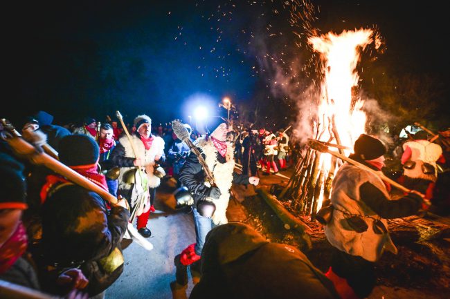 Kurentov skok kot uvod v pustni čas in 66. Kurentovanje