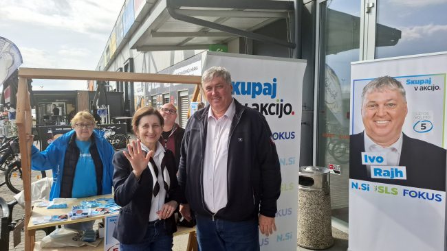 Predstavitev koalicije strank NSi, SLS in FOKUS Marka Lotriča
