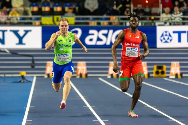 Trideseto mesto na svetu za Aneja Čurina Prapotnika v teku na 60 metrov