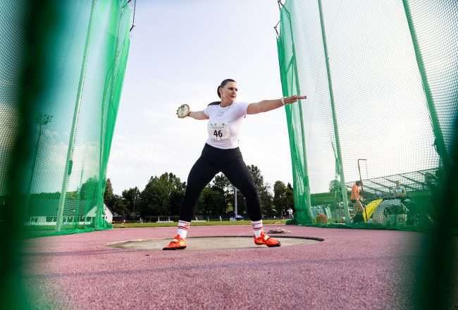 Veronika Domjan je osvojila na evropskem pokalu v metih devetnajsto mesto v metu diska