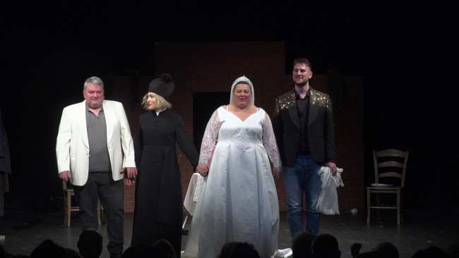 Predstava Zadnja večerja v Mestnem gledališču Ptuj