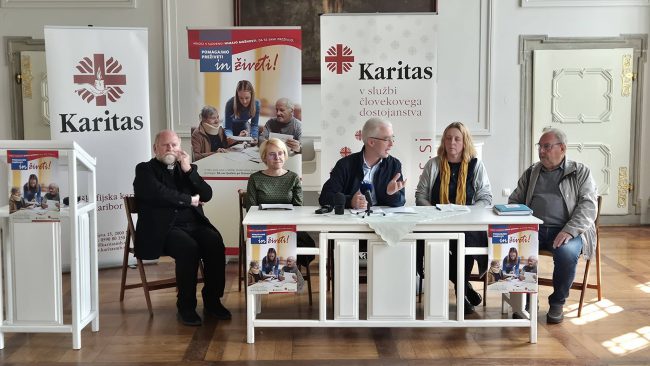 Na Ptuju predstavili dobrodelno akcijo »Pomagajmo preživeti in živeti« in poročilo Karitas za leto 2025